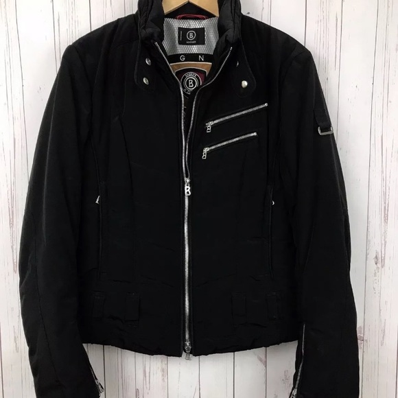 Bogner Womens Black Full Zip Goan Thylmann Puffer